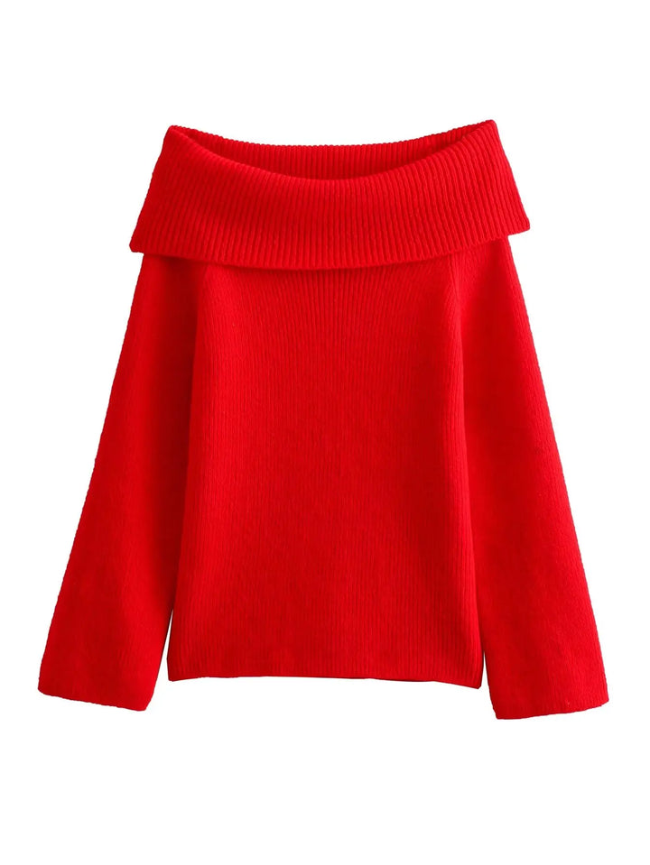 Melanie | Schicker Off-Shoulder-Pullover